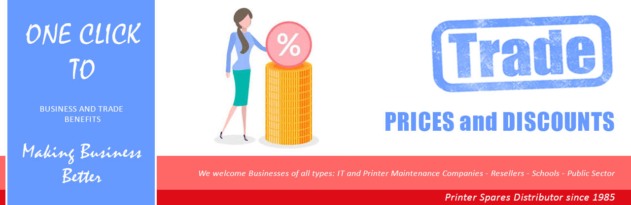 Printer Spares - Trade Prices and Discounts