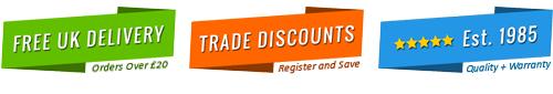Free UK Delivery - Trade Discounts - Established 1985